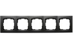Smartbuy SBE-05b-Plastic-FR-5 Рамка 5-местная пластик черная Нептун