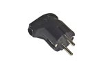Smartbuy SBE-16-P02-b Вилка, угловая с заземлением черная 16А 250В