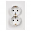 Smartbuy SBE-09w-16-S2-Z Розетка двойная с заземлением 16А