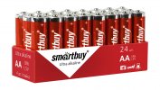 Smartbuy SBBA-2A24S Батарейка алкалиновая LR6/4S (24/480)