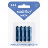 Smartbuy SBBM-3A04B Батарейка алкалиновая MAXX LR03/4B (48/480)