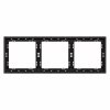 Smartbuy SBE-09b-00-FR-3 Рамка 3-местная черная Капелла