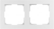 Smartbuy SBE-06w-Plastic-FR-2 Рамка 2-местная пластик белая