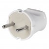 Smartbuy SBE-10-P04-w Вилка, прямая без заземления белая 10А 250В