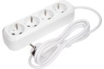 Smartbuy SBE-16-4-02-Z Удлинитель, 4 гнезда 2 метра 16А/3,5кВт ПВС 3х1,0