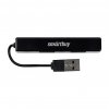 Smartbuy SBHA-408-K USB 2.0 Хаб 408, 4 порта, черный