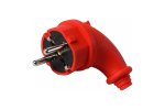 Smartbuy SBE-16-P09-Rr Вилка угловая каучуковая 230В, 2P+PE, 16A, IP44