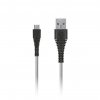Smartbuy iK-10n-2 white Дата-кабель USB - micro USB, "карбон"