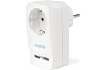 Smartbuy SBE-16-A05-USB Адаптер-фильтр, 1 гнездо с заземлением 16A, 2 USB 2.1 A