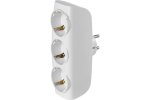 Smartbuy SBE-16-A04w-3z Разветвитель сетевой Тройник , 3 гнезда с заземлением 16А 250B
