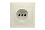 Smartbuy SBE-01i-10-S1-N-c Розетка 1-местная без заземления 10А бежевая Венера