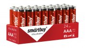 Smartbuy SBBA-3A24S Батарейка алкалиновая LR03/4S (24/480)