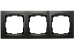 Smartbuy SBE-05b-Plastic-FR-3 Рамка 3-местная пластик черная Нептун