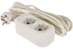 Smartbuy SBE-16-2-03-Z Удлинитель, 2 гнезда 3 метра 16А/3,5кВт с заземлением ПВС 3х1,0