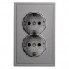 Smartbuy SBE-09g-16-S2-Z Розетка двойная с заземлением 16А