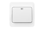 Smartbuy SBE-02w-10-SW1-1 Выключатель 1-клавишный с индикатором 10А