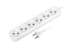 Smartbuy SBE-10-6-02-N Удлинитель, 6 гнезд 2 метра 10А/2,2кВт