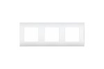 Smartbuy SBE-08w-00-FR-3 Рамка 3-местная горизонтальная белая Вега