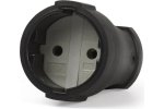 Smartbuy SBE-10-S03-b Штепсельное гнездо, без заземления черное ПВХ 10A 250B