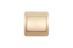 Smartbuy SBE-02c-10-SW1-0-c Выключатель 1-клавишный 10А шампань Марс