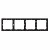Smartbuy SBE-09b-00-FR-4 Рамка 4-местная черная Капелла