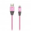Smartbuy iK-12HH rose Дата-кабель MicroUSB HEDGEHOG