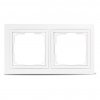 Smartbuy SBE-05w-Plastic-FR-2 Рамка 2-местная пластик