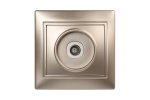 Smartbuy SBE-01c-S1-TV Розетка телевизионная 1-местная 75Ом 5-862МГц шампань Венера