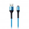 Smartbuy iK-12sp blue Дата-кабель USB - micro USB, спиральный