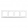 Smartbuy SBE-05w-Plastic-FR-4 Рамка 4-местная пластик белая