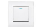 Smartbuy SBE-08w-10-SW1-1 Выключатель 1-клавишный с индикатором 10А