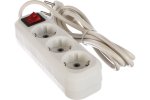 Smartbuy SBE-16-3-02-ZS Удлинитель, 3 гнезда 2 метра 16А/3,5кВт с выкл. и заземлением ПВС 3х1,0