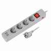 Smartbuy SBSP-18C-G Сетевой фильтр c USB+Type C, 16А, 4 гнезда