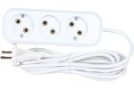 Smartbuy SBE-10-3-03-N Удлинитель, 3 гнезда 3 метра 10А/2,2кВт без заземления ПВС 2х1,0