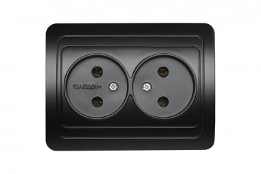 Фотография товара 'Smartbuy SBE-02b-10-S2-N-c Розетка двойная одноместная без заземления 10А'