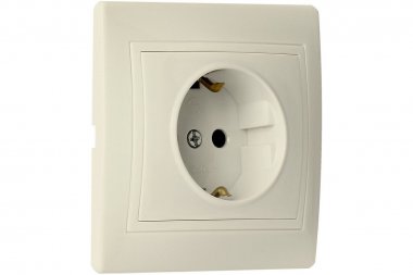 Фотография товара 'Smartbuy SBE-01i-16-S1-Z-c Розетка 1-местная с заземлением 16А бежевая Венера'