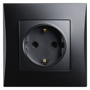 Фотография товара 'Smartbuy SBE-08b-16-S1-Z Розетка с заземлением 16А черная Вега'