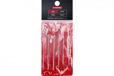 Фотография товара 'Smartbuy SBT-SHS-6P1 Набор крючков, 6 штук, для извлечения сальников, d=4мм'