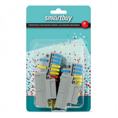 Фотография товара 'Smartbuy SBE-cwcc-3-9-rp Строительно-монтажные клеммы проходные 3-9, 12 контактов'