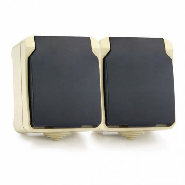 Фотография товара 'Smartbuy SBE-04w-16-S2-Z Розетка 2-местная с заземлением 16А'