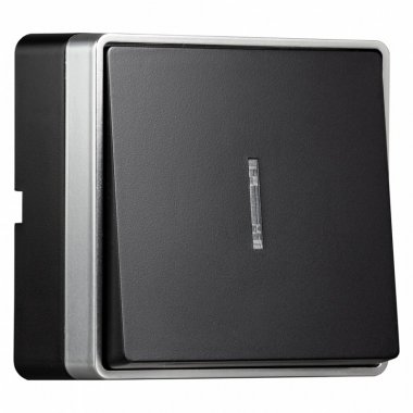 Фотография товара 'Smartbuy SBE-07b-10-SW1-1 Выключатель 1-клавишный с индикатором 10А'