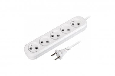 Фотография товара 'Smartbuy SBE-10-5-03-N Удлинитель, 5 гнезд 3 метра 10А/2,2кВт'