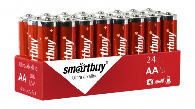 Фотография товара 'Smartbuy SBBA-2A24S Батарейка алкалиновая LR6/4S (24/480)'