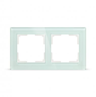 Фотография товара 'Smartbuy SBE-05i-Glass-FR-2 Рамка 2-местная стекло'