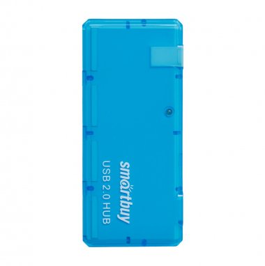 Фотография товара 'Smartbuy SBHA-6110-B USB 2.0 Хаб 6110, 4 порта, голубой'
