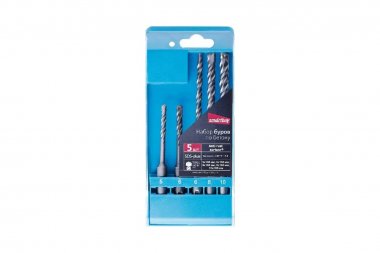 Фотография товара 'Smartbuy SBT-SHD-5P1 Набор 5 буров по бетону SDS-plus'