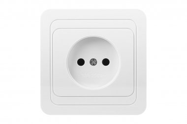 Фотография товара 'Smartbuy SBE-02w-10-S1-N-c Розетка 1-местная без заземления 10А белая'