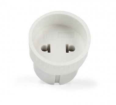 Фотография товара 'Smartbuy SBE-06-S05-w Адаптер переходник, без заземления 6А 250В'