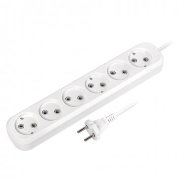 Фотография товара 'Smartbuy SBE-10-6-07-N Удлинитель, 6 гнезд 7 метров 10А/2,2кВт'