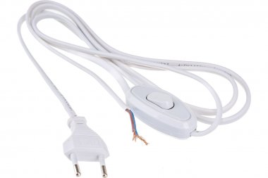 Фотография товара 'Smartbuy SBE-06-P05-w Шнур с плоской вилкой и проходным выключателем ШВВП 2х0,75'